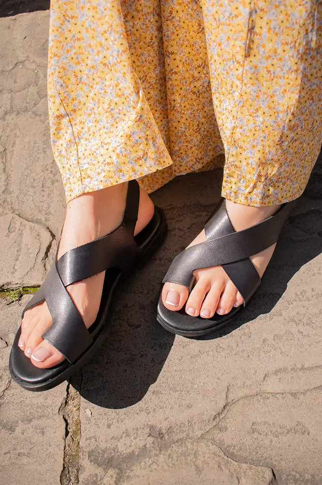 Pavement Evy Black Sandals - The Mercantile London