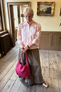 Stella Nova Soft Powder Embroidery Anglaise Shirt