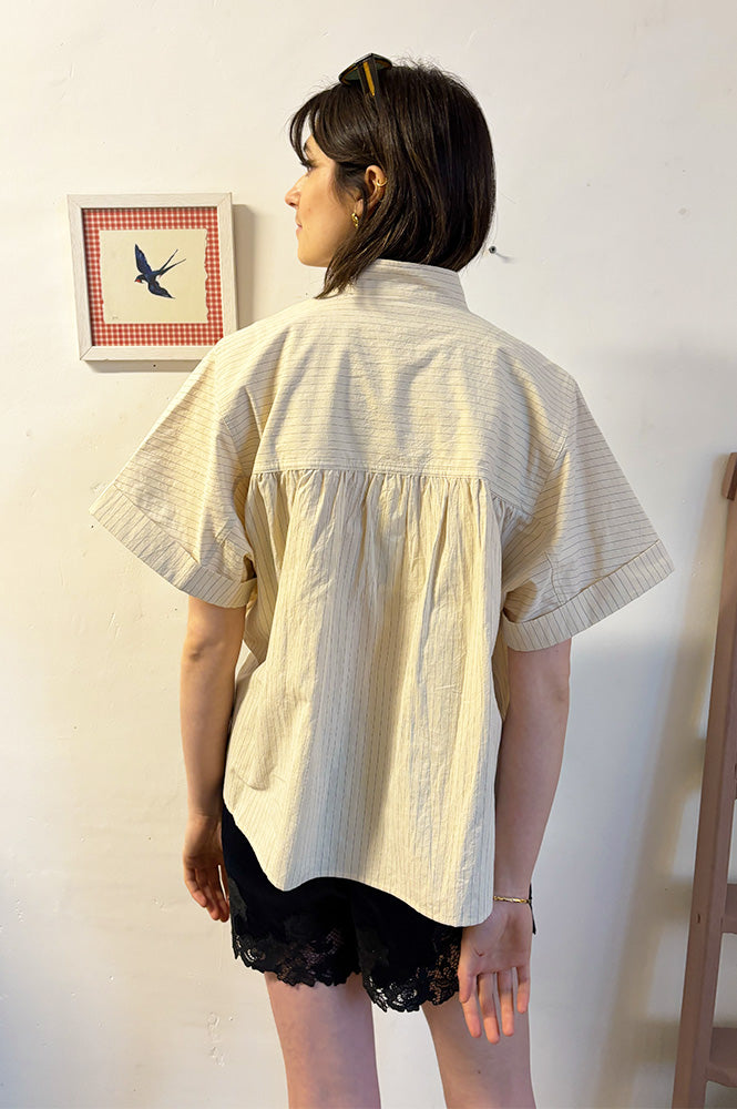 Bellerose Pear Stripe A Blouse - The Mercantile London