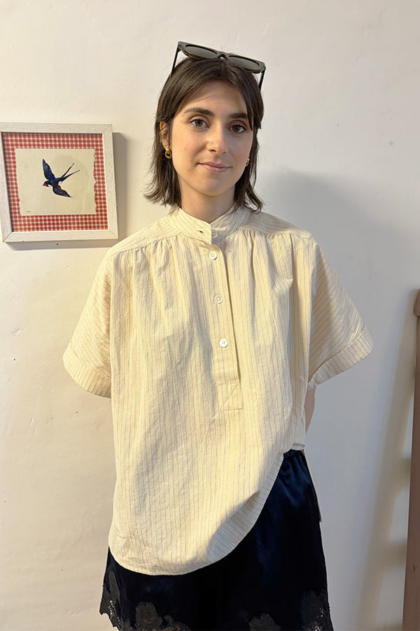 Bellerose Pear Stripe A Blouse - The Mercantile London