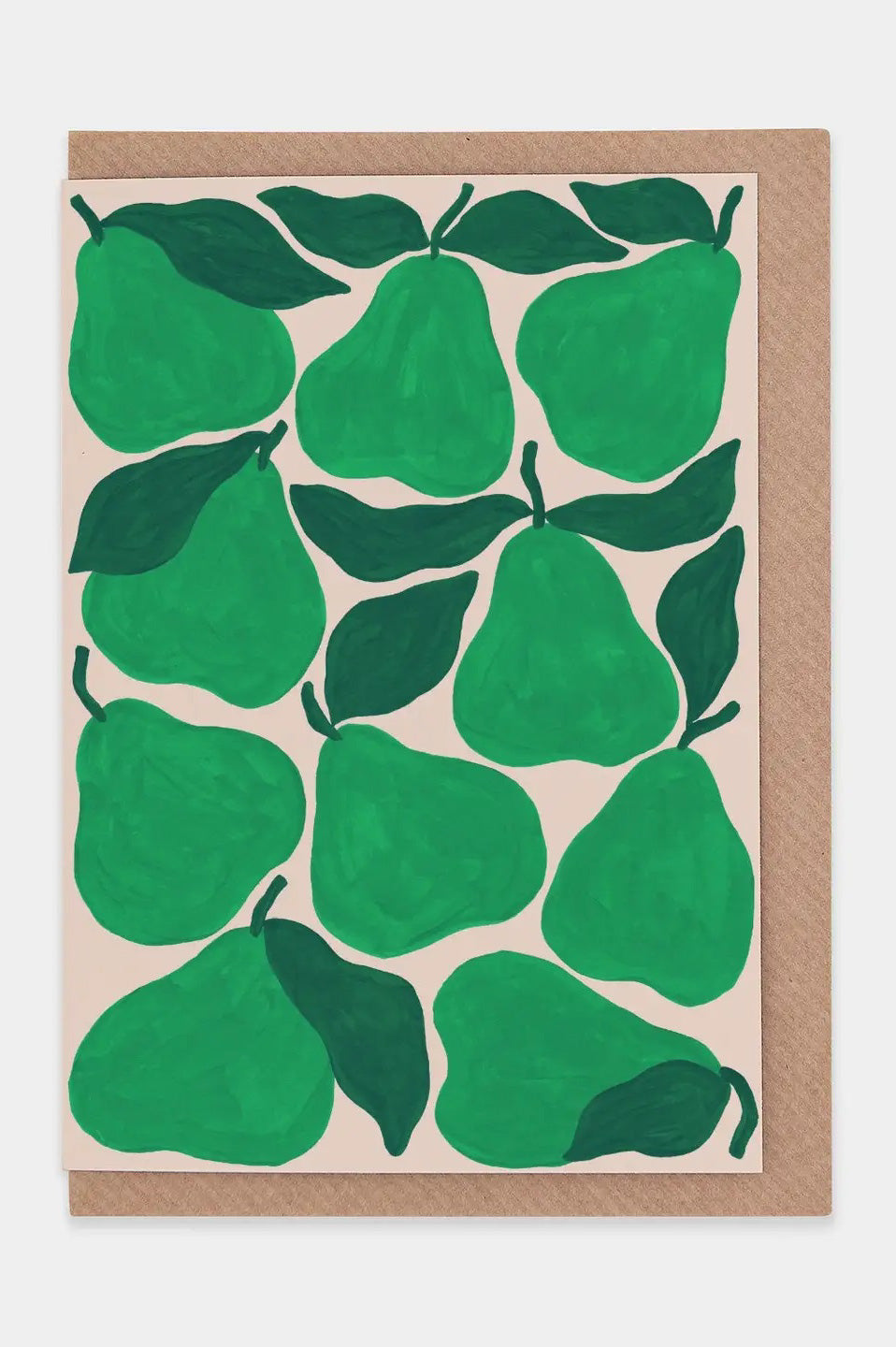 Evermade Green Pears Greetings Card - The Mercantile London