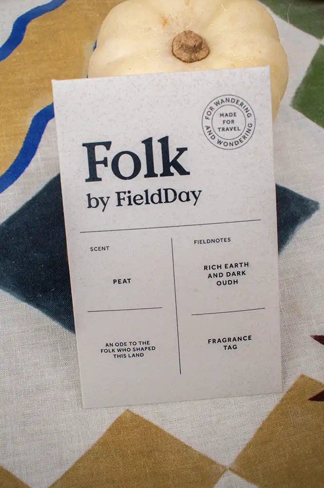 FieldDay Peat Folk Fragrance Tag - The Mercantile London