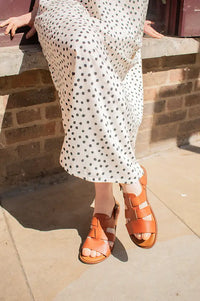 Penelope Chilvers Biscay Tan Leather Sandals - The Mercantile London