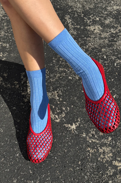 Le Bon Shoppe Her Periwinkle Socks - The Mercantile London