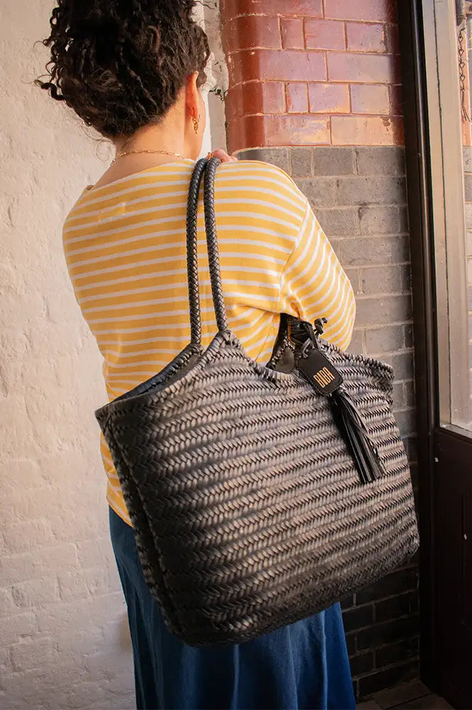 Biba Perkins Black Shoulder Bag - The Mercantile London