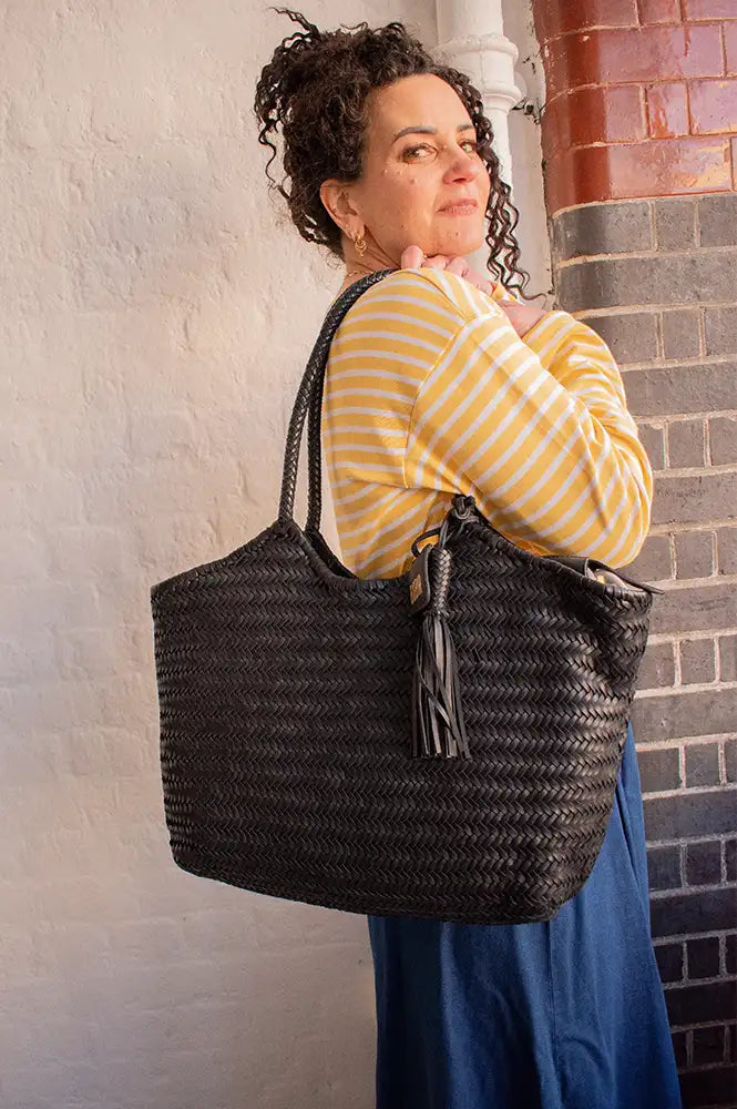 Biba Perkins Black Shoulder Bag - The Mercantile London