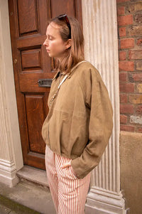 My Essential Wardrobe Petra Capers Suede Jacket - The Mercantile London