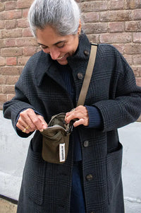 AY Studios Army Green Wallet Bag - The Mercantile London