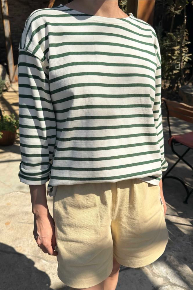 Le Bon Shoppe Pine Stripe Sailor Top