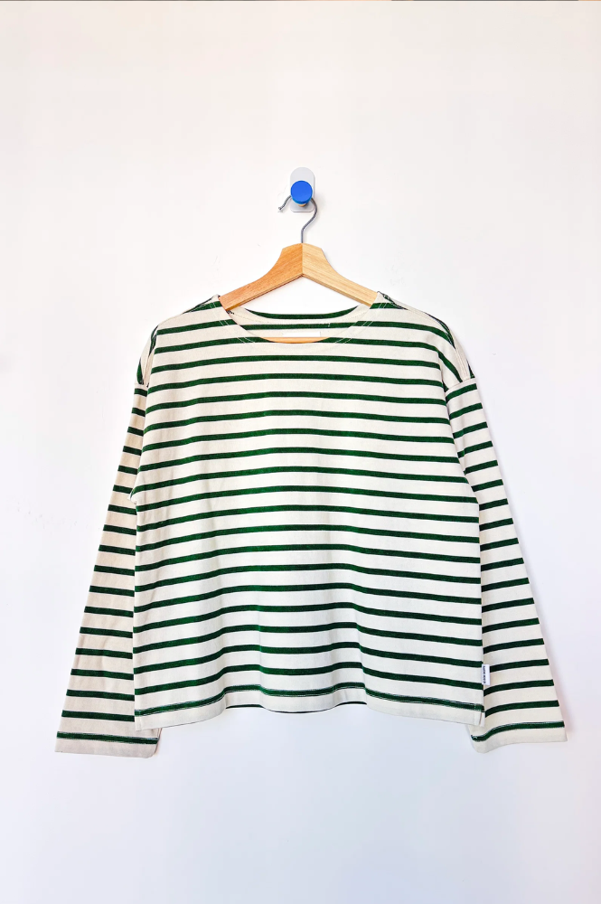 Le Bon Shoppe Pine Stripe Sailor Top
