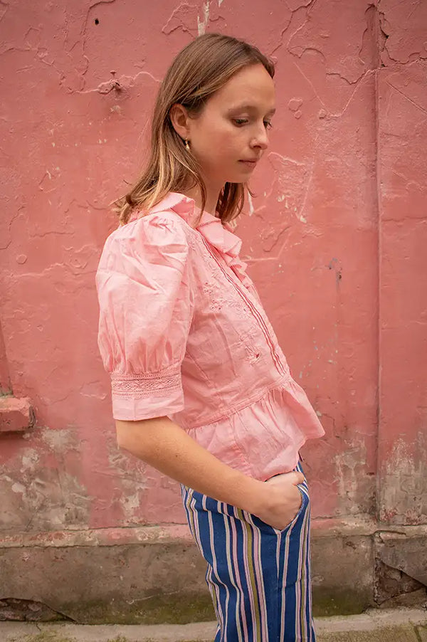 Emile Et Ida Damoiseau Rose Blouse - The Mercantile London