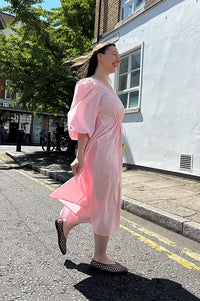 Object Paige Pale Lilac Midi Dress - The Mercantile London