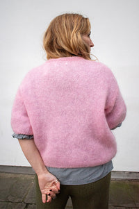 Noella Lorell Baby Pink Mohair Cardigan