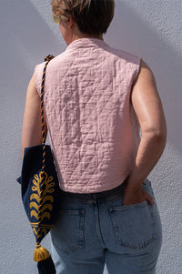 Seventy + Mochi Pablo Peony Pink Waistcoat - The Mercantile London
