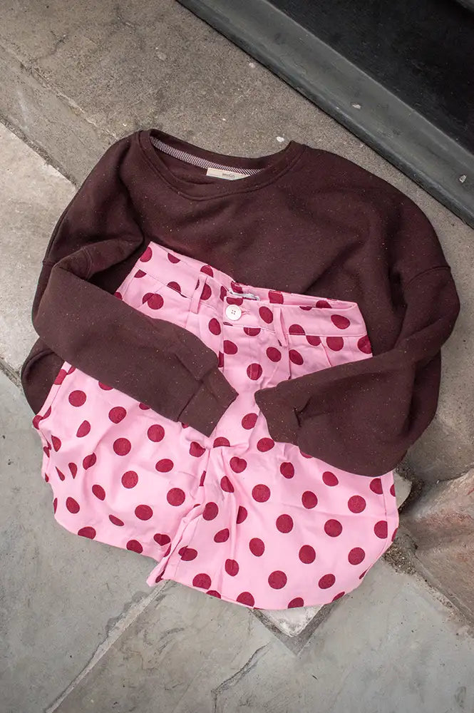 Daphne Marie Rose Pink Polka Dot Shorts