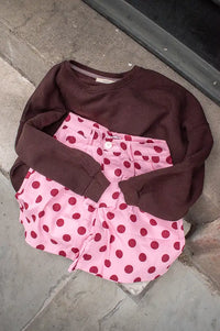 Daphne Marie Rose Pink Polka Dot Shorts