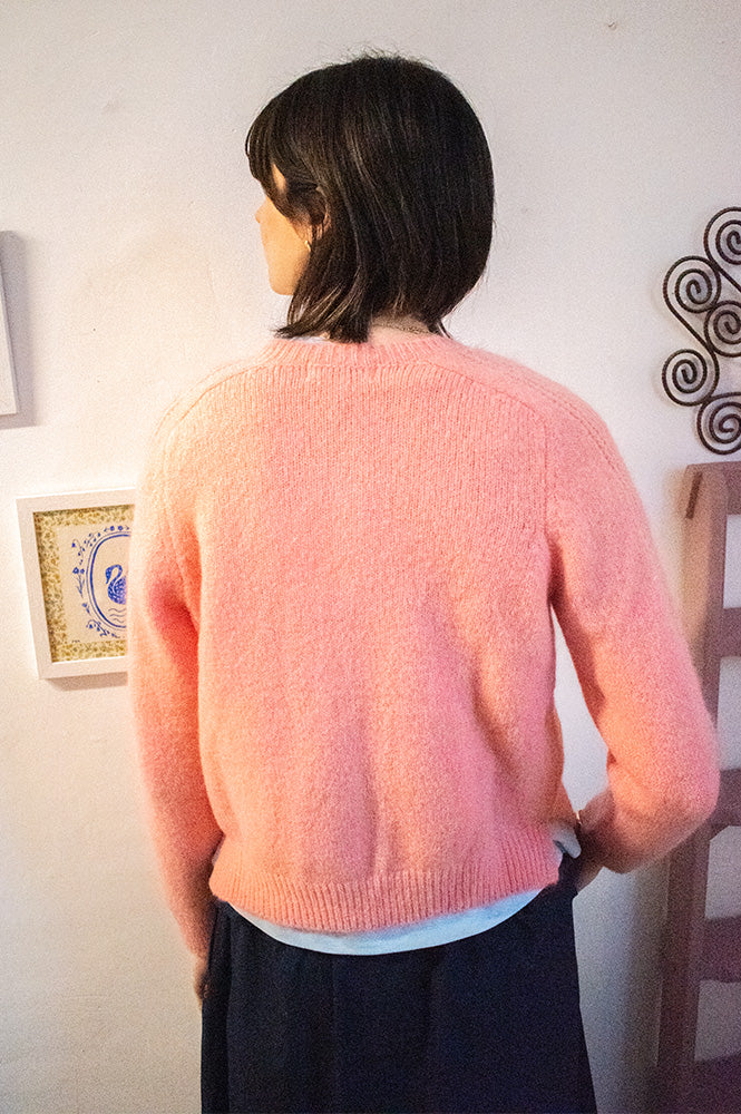 Maison Anje Brumy Peach Cardigan - The Mercantile London
