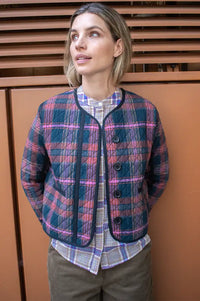Daydress Mistral Rust/ Pink Check Jacket