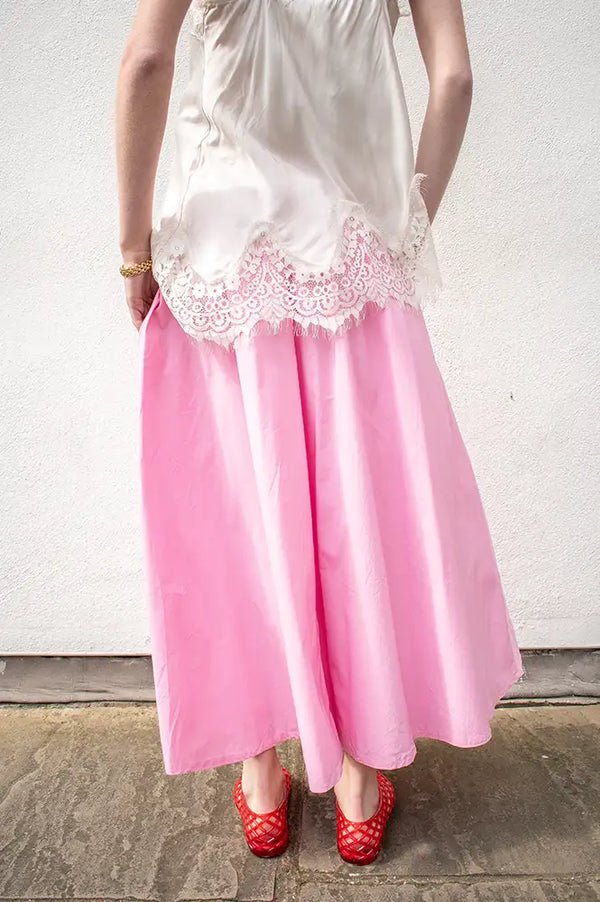 Marta Pomeline Pink Skirt - The Mercantile London