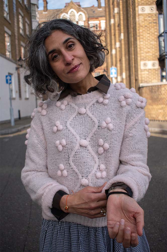 Stella Nova Pale Pink Bobble Cable Knit Jumper - The Mercantile London