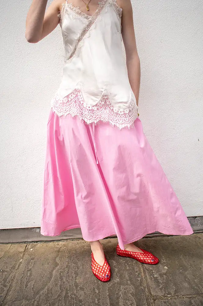 Marta Pomeline Pink Skirt - The Mercantile London