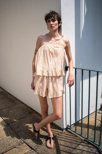 Habiba New Dawn Berry Frill Shorts