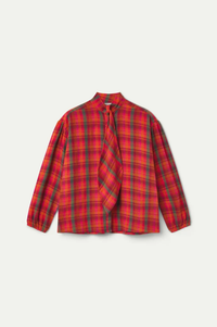 Compania Fantastica Pink Plaid Shirt