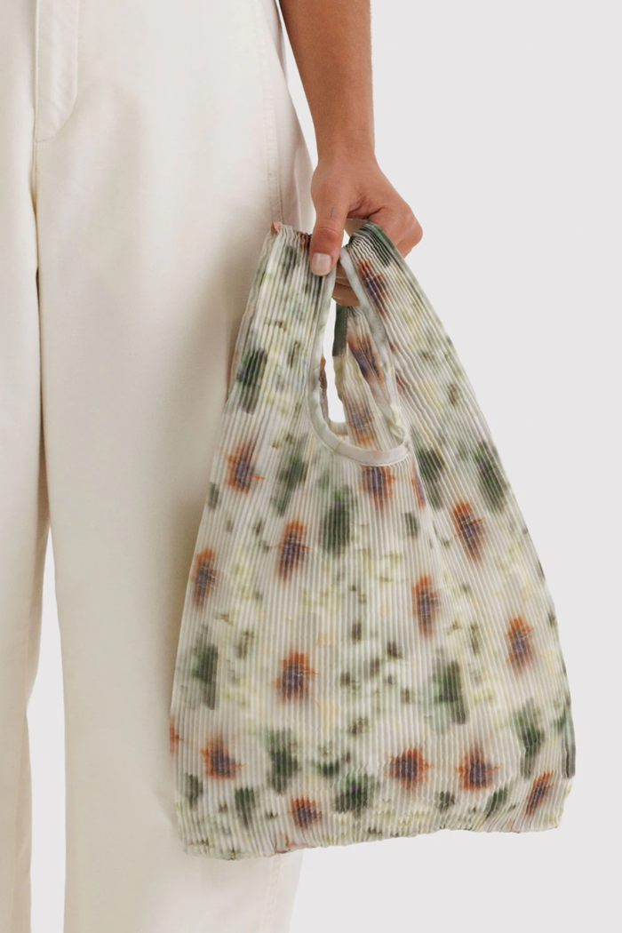 Baggu Pleated Abstract Floral Bag - The Mercantile London