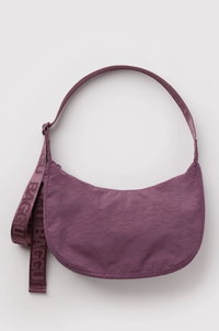 Baggu Wild Plum Medium Nylon Crescent Bag