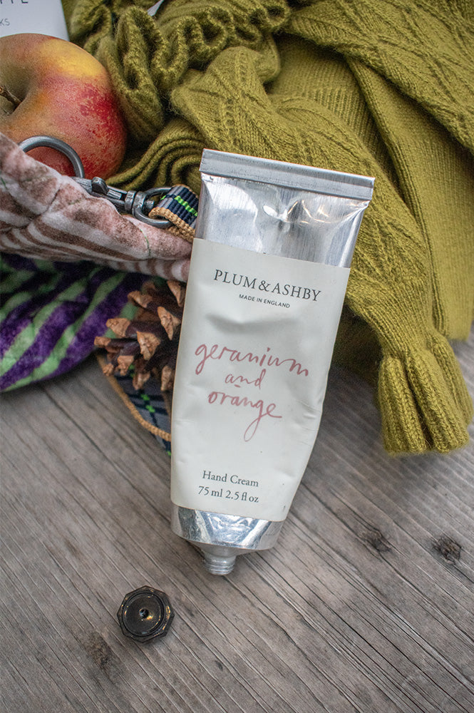 Plum & Ashby Geranium & Sweet Orange Hand Cream Tube - The Mercantile London