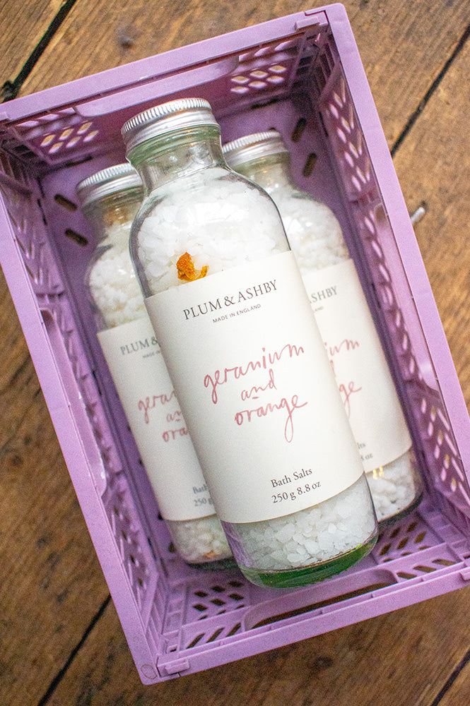 Plum & Ashby Geranium & Orange Bath Salts