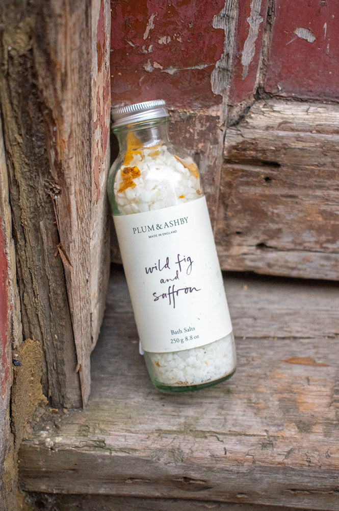 Plum & Ashby Wild Fig & Saffron Bath Salts - The Mercantile London