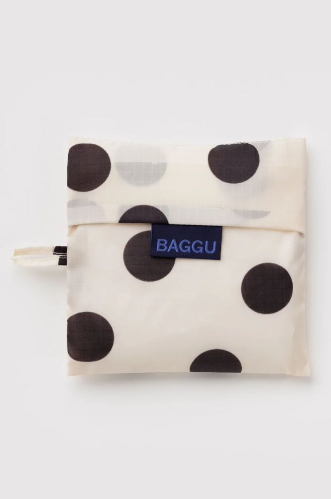 Baggu Cream & Black Polka Dot Standard Reusable Bag