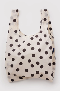 Baggu Cream & Black Polka Dot Standard Reusable Bag