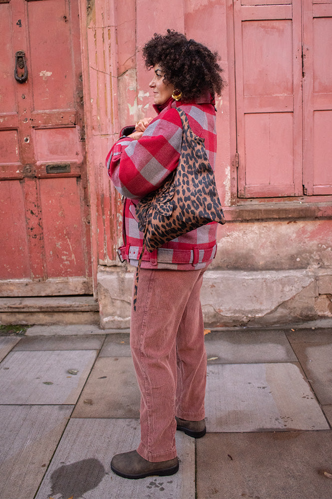 Damson Madder Polly Red Check Jacket