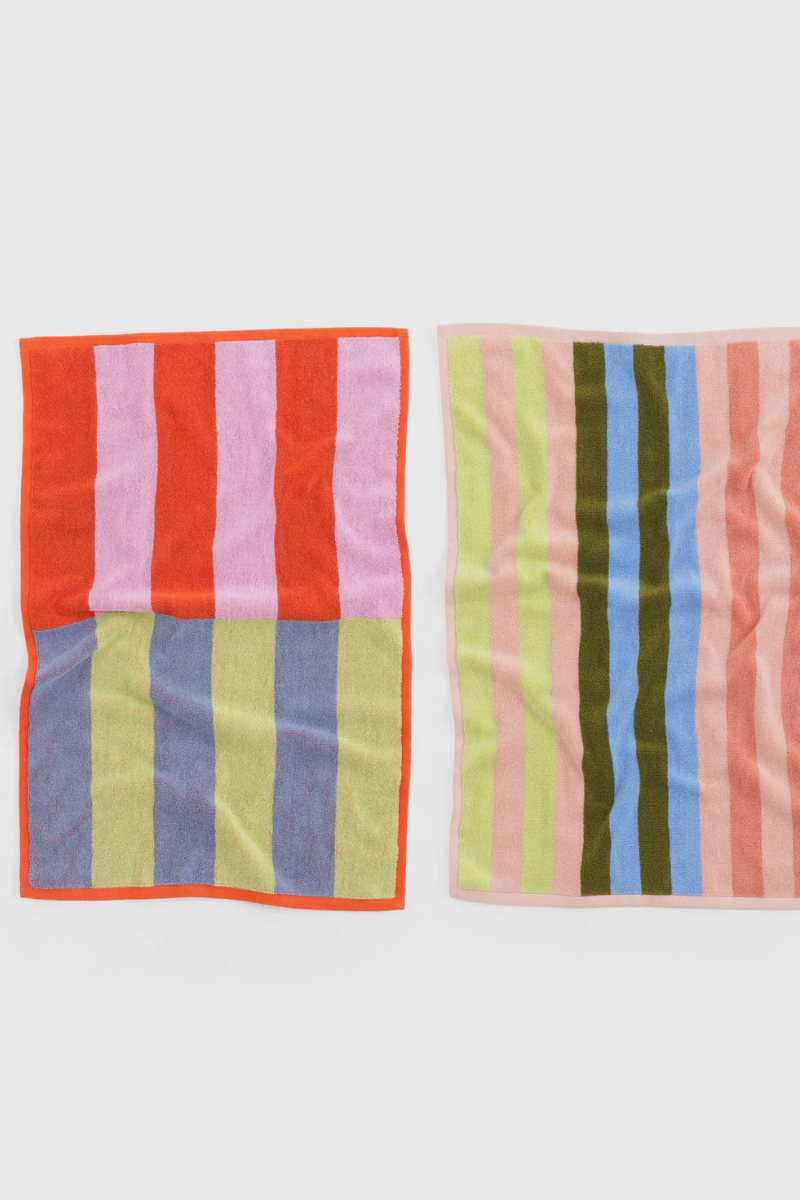 Baggu Pool Stripe Hand Towel Set of 2 - The Mercantile London