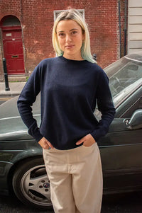 JcSophie Portland Navy Knitted Jumper