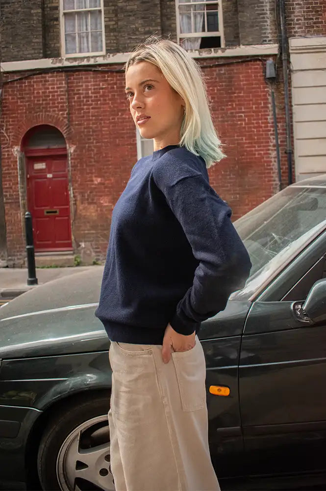 JcSophie Portland Navy Knitted Jumper