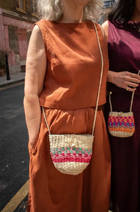 Charlie Joe Egel Woven Wicker Bag