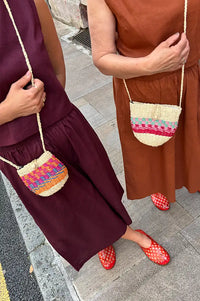 Charlie Joe Egel Woven Wicker Bag