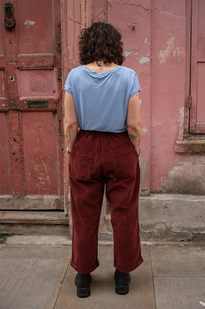 ICHI Like Bel-Air Blue Loose T-Shirt