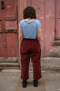 ICHI Like Bel-Air Blue Loose T-Shirt