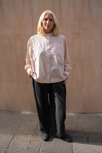 Soeur Chypre Powder Parachute Poplin Shirt