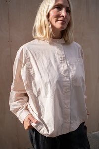 Soeur Chypre Powder Parachute Poplin Shirt