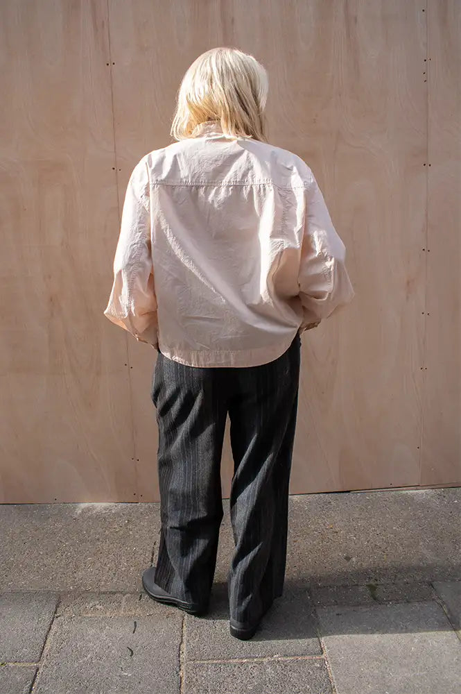 Soeur Chypre Powder Parachute Poplin Shirt