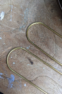 Roake Studio Lizzy Minimal Brass Hairpin - The Mercantile London