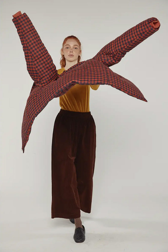 Amente Gingham Puffer Jacket