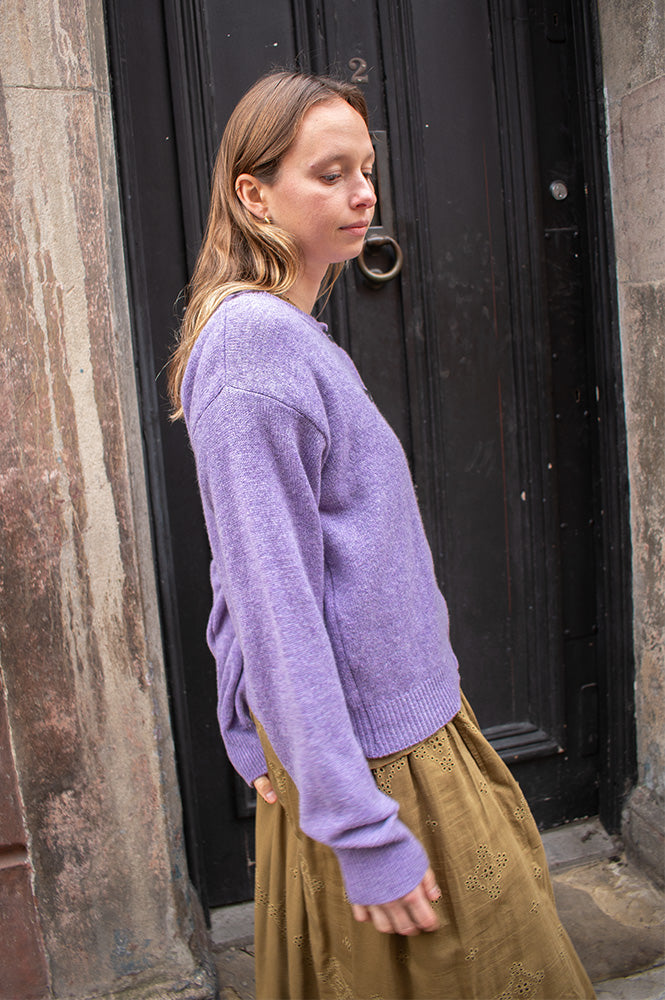 Bibico Eva Lilac Cardigan - The Mercantile London
