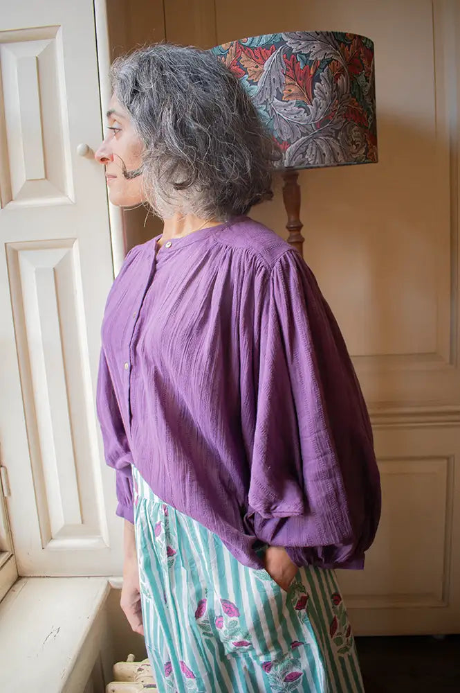 Charlie Joe Sandu Lavender Blouse - The Mercantile London