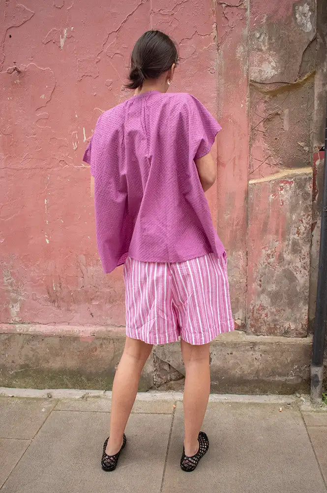 Tanavana Ivy Plains Pink Blouse - The Mercantile London